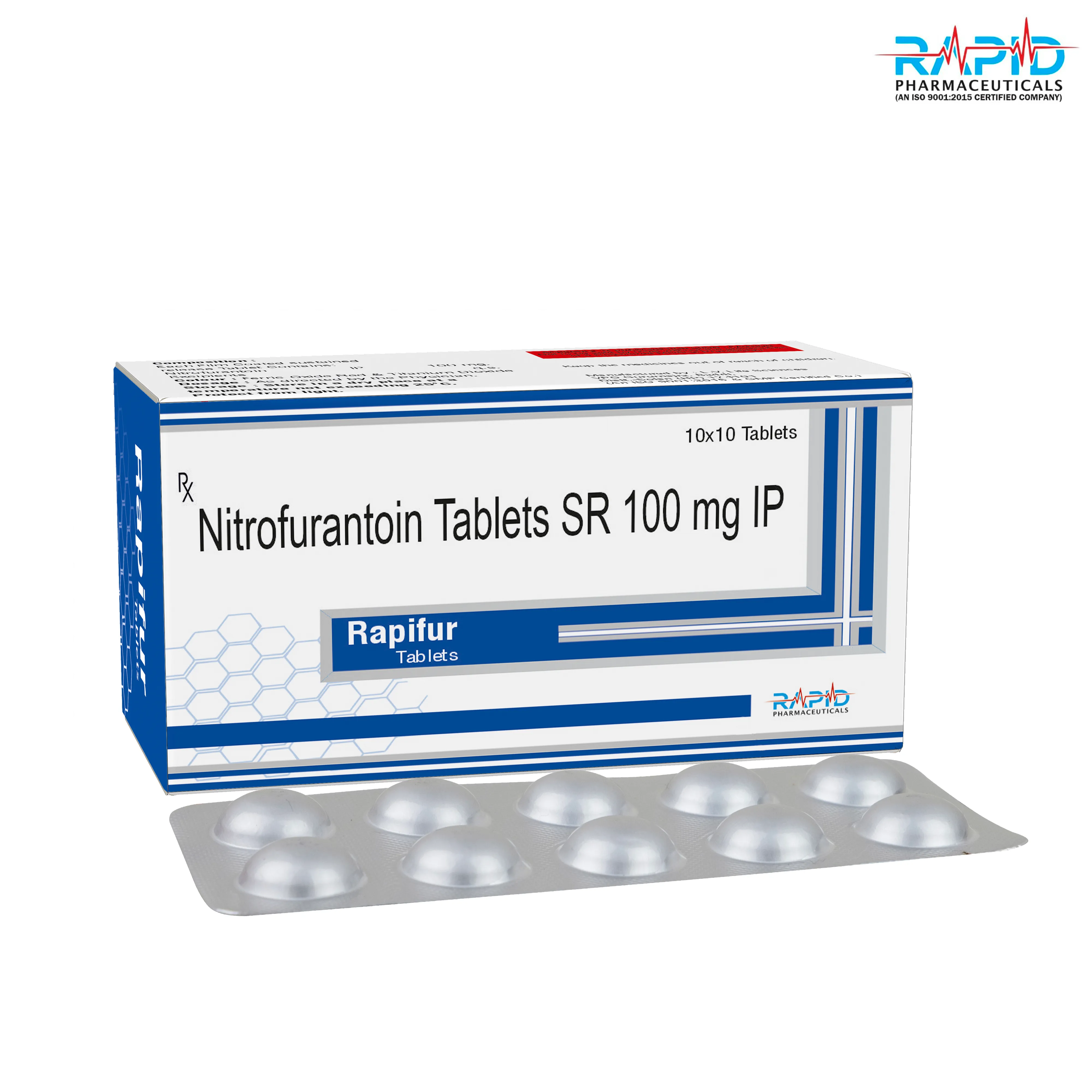 RAPIFUR Nitrofurantoin UTI Antibiotic Tablet