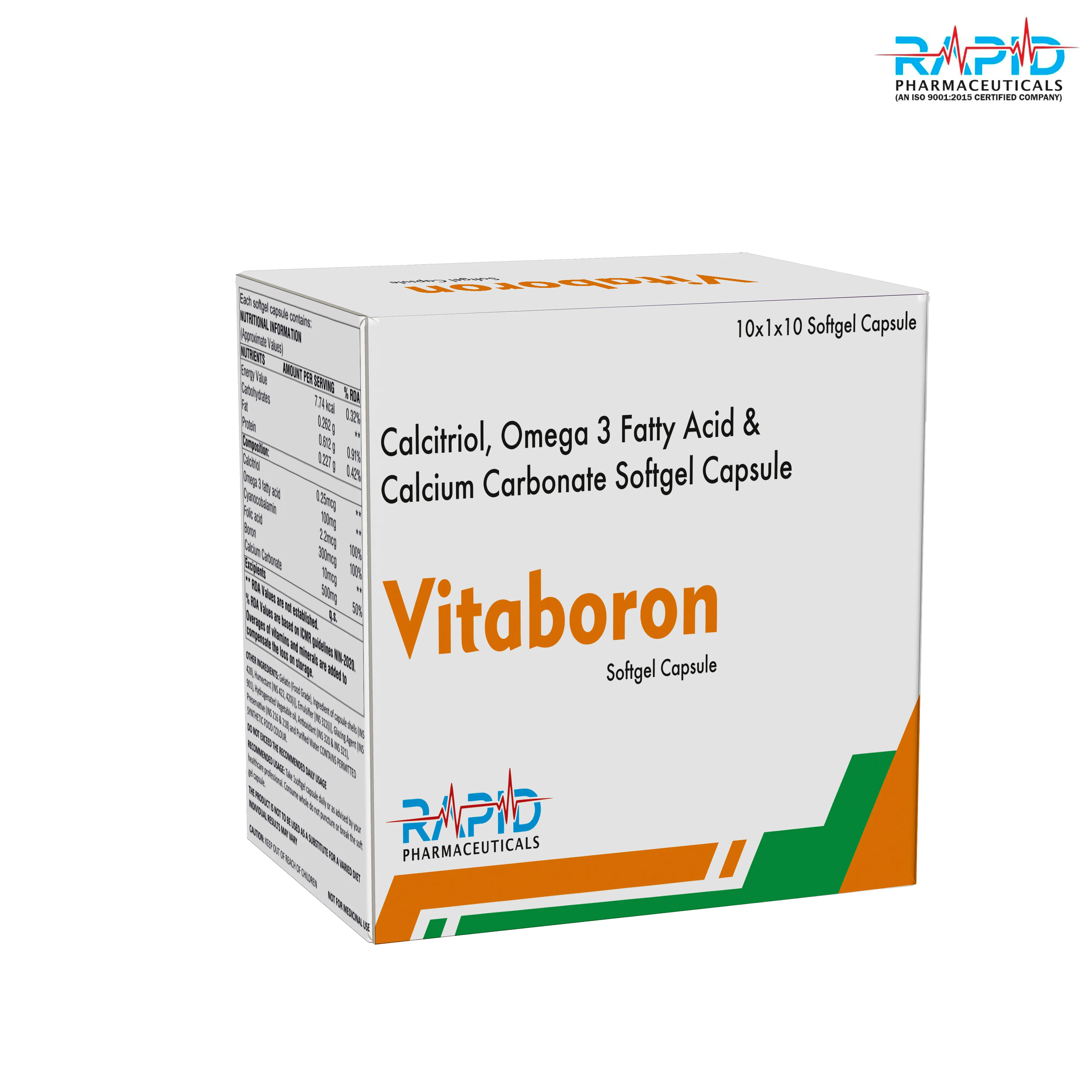 VITABORON Bone Health Calcium Vitamin D Supplement